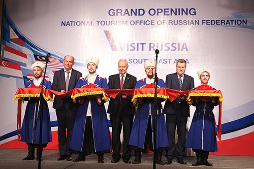 Lễ cắt băng khai trương Văn phòng Du lịch quốc gia Liên bang Nga tại Đông Nam Á